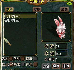 问道端游 新宠物扈九